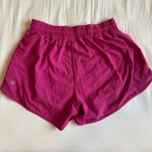 Lululemon Athletica Magenta Athletic Shorts
